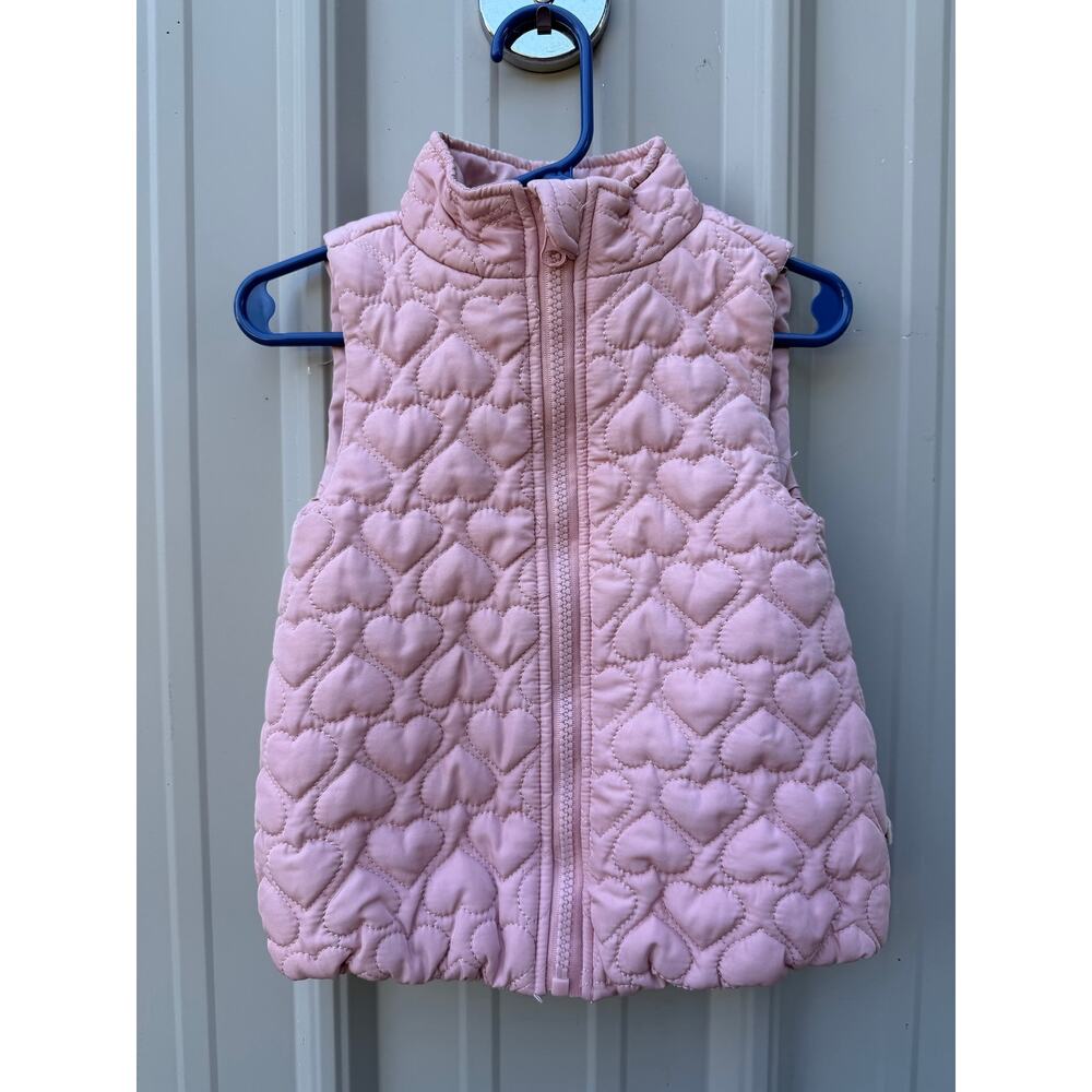 BearPaw Pink Quilted Vest Size 18 Months